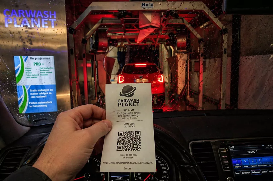 Hoe Carwash Planet een “Was & Win”-actie lanceerde zonder wachtrijen of kassaproblemen