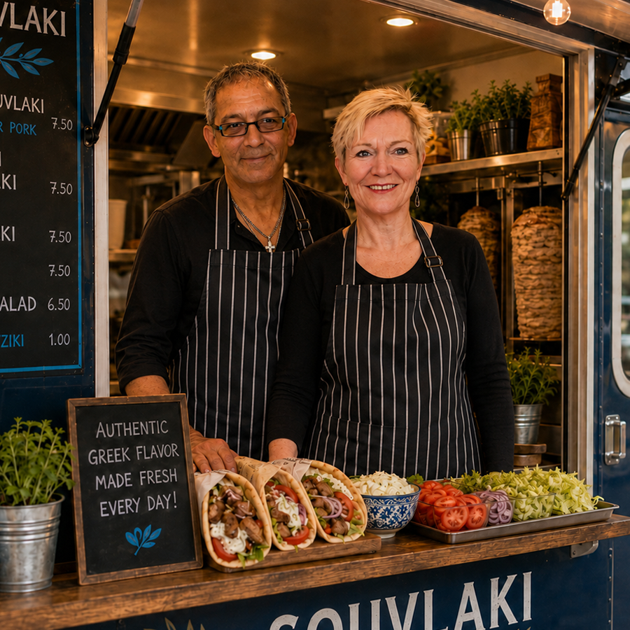 foodtruckuitbaters in hun zaak