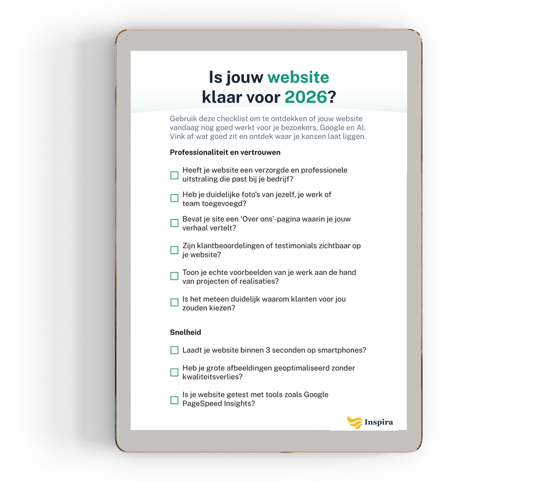 Is jouw website klaar voor 2026?