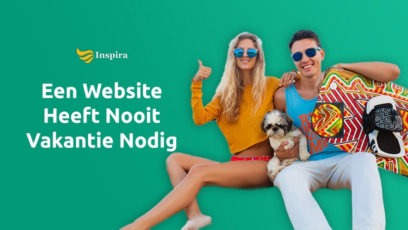 Een website heeft nooit vakantie nodig